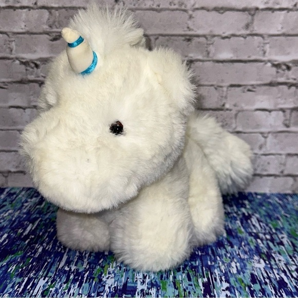 World’s Softest 10 in. White Unicorn Stuffed Animal Plush for Baby Toddler Kids - Picture 1 of 15
